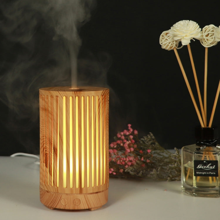 200ml Hollow-out Forest Pattern Wooden Essential Oil Aromatherapy Machine Ultrasonic Humidifier Automatic Alcohol Sprayer, Plug Specification:AU Plug(Light Brown-2) - free shipping - PMC TechLife - Order now!
