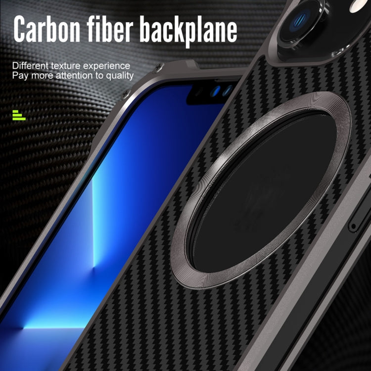 For iPhone 12 Pro Max R-JUST RJ51 Hollow Shockproof Metal Protective Phone Case(Dark Grey) - free shipping - PMC TechLife - Order now!