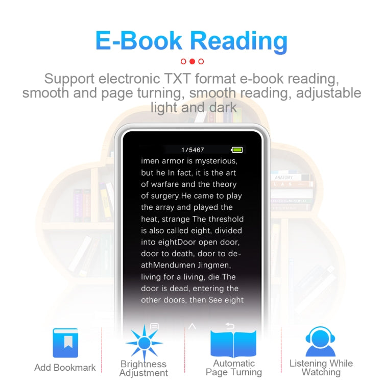 M12 Multifunctional Portable Bluetooth Player, Capacity:4GB(Silver) - free shipping - PMC TechLife - Order now!