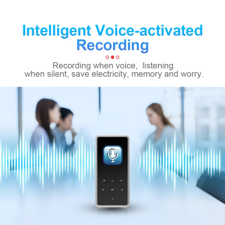 M12 Multifunctional Portable Bluetooth Player, Capacity:8GB(Silver) - MP4 Player by PMC TechLife | Online Shopping South Africa | PMC TechLife | Buy Now Pay Later Mobicred