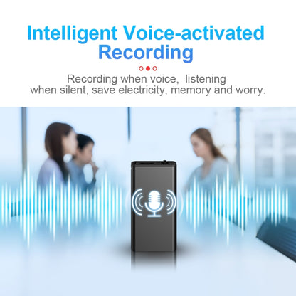 Q1 Intelligent HD Noise Reduction Voice Control Recorder, Capacity:8GB(Black) - Recording Pen by PMC Jewellery | Online Shopping South Africa | PMC Jewellery | Buy Now Pay Later Mobicred