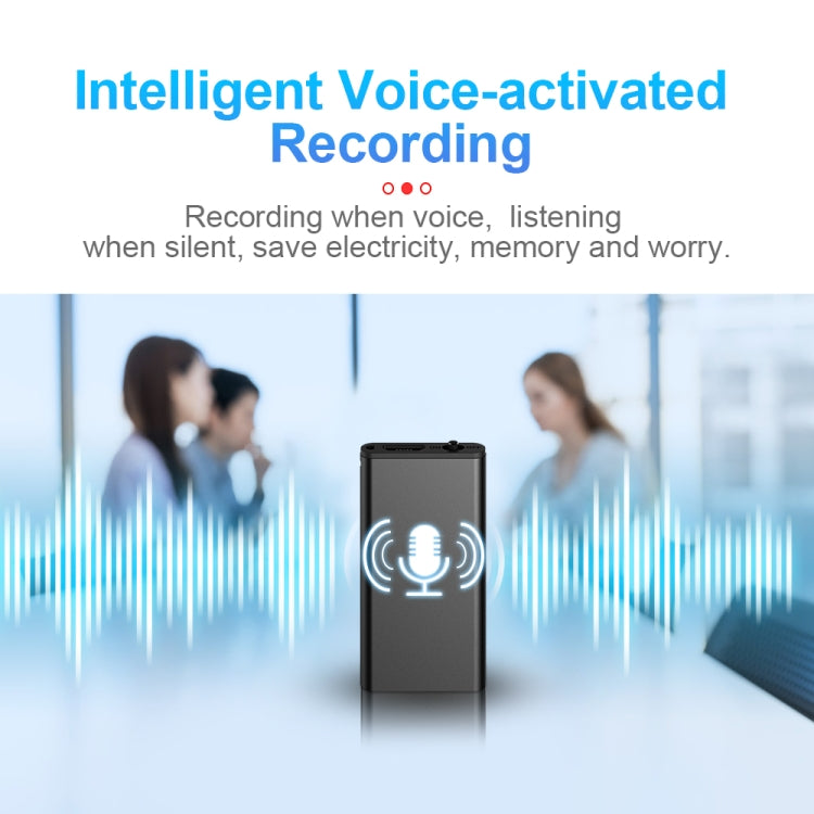 Q1 Intelligent HD Noise Reduction Voice Control Recorder, Capacity:16GB(Black) - Recording Pen by PMC Jewellery | Online Shopping South Africa | PMC Jewellery | Buy Now Pay Later Mobicred