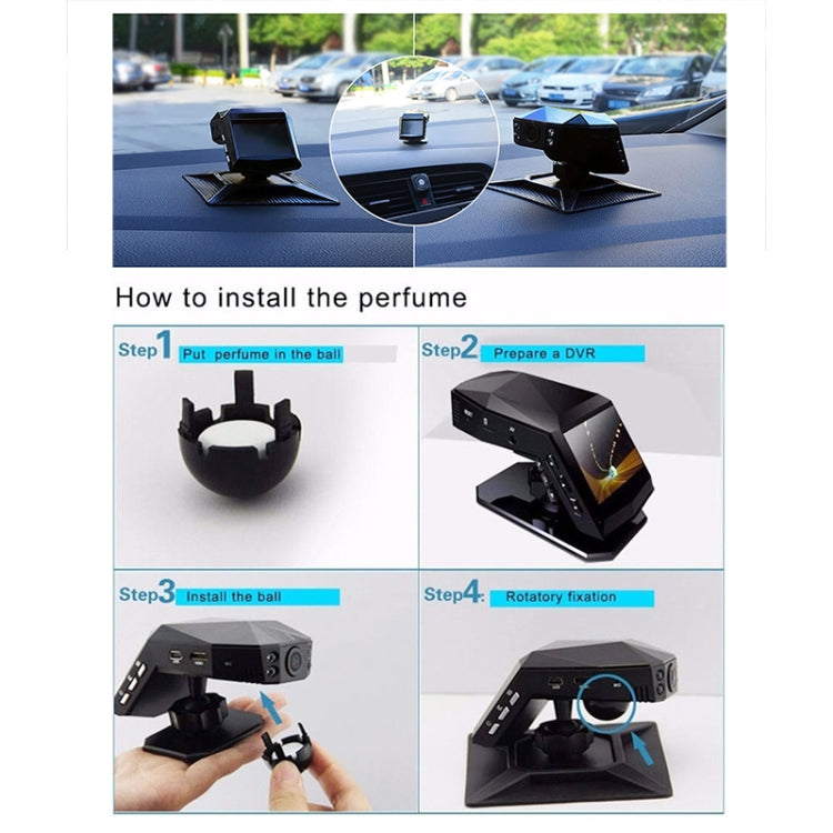 2 inch HD Single Lens 1080P No Light Night Vision Hidden Driving Recorder with Aromatherapy, SD Card Memory:Without - Car DVRs by PMC TechLife | Online Shopping South Africa | PMC TechLife | Buy Now Pay Later Mobicred