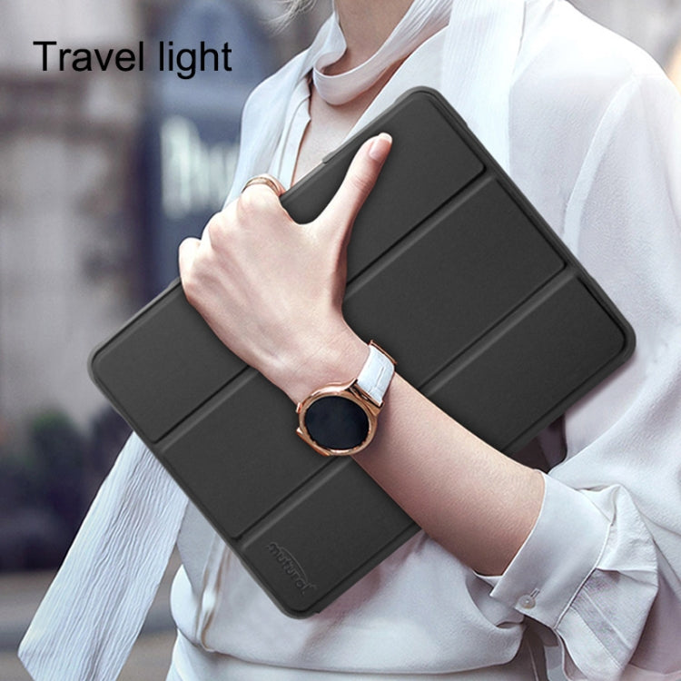 For iPad 9.7 Mutural Horizontal Flip PC + TPU + PU Leather Case with Holder & Pen Slot(Red) - free shipping - PMC TechLife - Order now!
