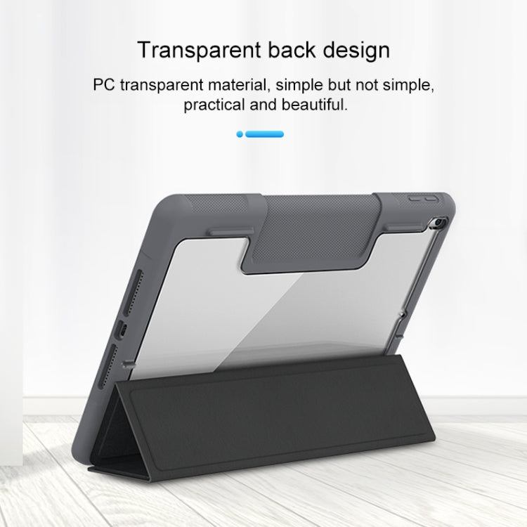 For iPad Pro 10.5 Mutural Horizontal Flip PC + TPU + PU Leather Case with Holder & Pen Slot(Red) - free shipping - PMC TechLife - Order now!