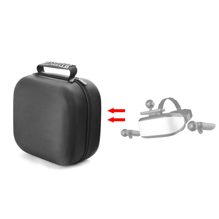 For Dapeng DPVR E3 E3CE3BP1 PROVR VR Glasses Protective Storage Bag(Black) - VR Accessories by PMC TechLife | Online Shopping South Africa | PMC TechLife | Buy Now Pay Later Mobicred