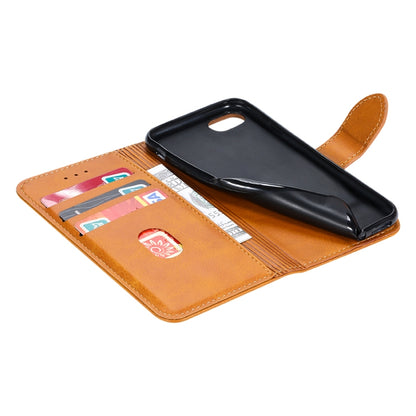 For iPhone 8  / 7 GUSSIM Magnetic Horizontal Flip Leather Case with Holder & Card Slots & & Wallet(Brown) - More iPhone Cases by GUSSIM | Online Shopping South Africa | PMC Jewellery