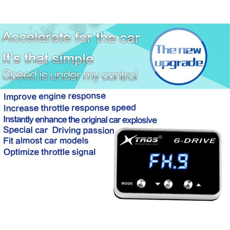 For Mitsubishi Strada 2015- TROS TS-6Drive Potent Booster Electronic Throttle Controller - Car Modification by TROS | Online Shopping South Africa | PMC TechLife | Buy Now Pay Later Mobicred