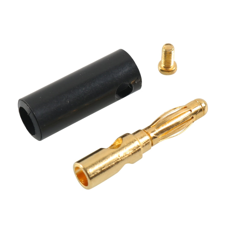 A6549 40 in 1 Car Red and Black Cover Gold-plated 4mm Banana Head Audio Plug - Terminal connectors by PMC Jewellery | Online Shopping South Africa | PMC Jewellery | Buy Now Pay Later Mobicred