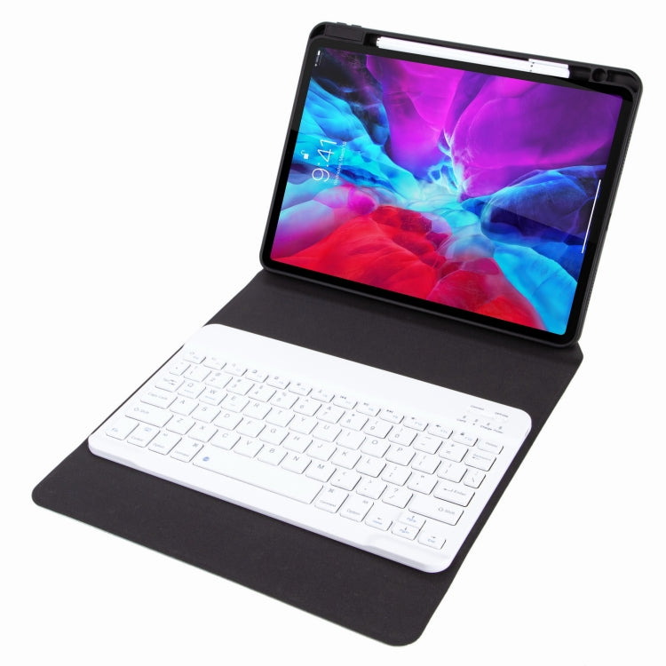H-102 Bluetooth Keyboard Leather Case with Rear Three-fold Holder For iPad 10.2 2020 & 2019 / Pro 10.5 inch(Purple) - Universal by PMC TechLife | Online Shopping South Africa | PMC TechLife