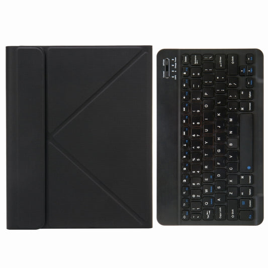 H-109 Bluetooth Keyboard Leather Case with Rear Three-fold Holder For iPad Pro 11 inch 2021 & 2020 & 2018 / Air 2020 10.9(Black) - Universal by PMC Jewellery | Online Shopping South Africa | PMC Jewellery