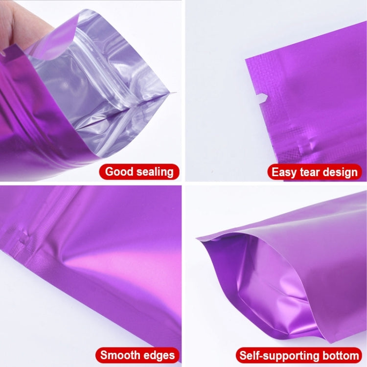 100 PCS/Set Matte Aluminum Foil Snack Stand-up Pouch, Size:16x24+4cm(Red) - Preservation Supplies by PMC TechLife | Online Shopping South Africa | PMC TechLife | Buy Now Pay Later Mobicred