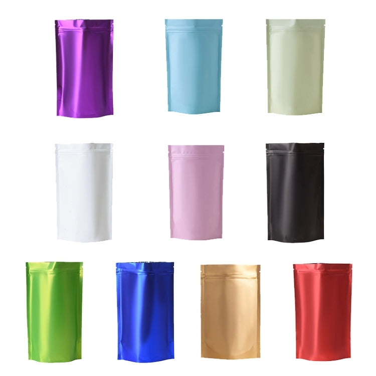 100 PCS/Set Matte Aluminum Foil Snack Stand-up Pouch, Size:18x26+4cm(Sky Blue) - Preservation Supplies by PMC TechLife | Online Shopping South Africa | PMC TechLife | Buy Now Pay Later Mobicred