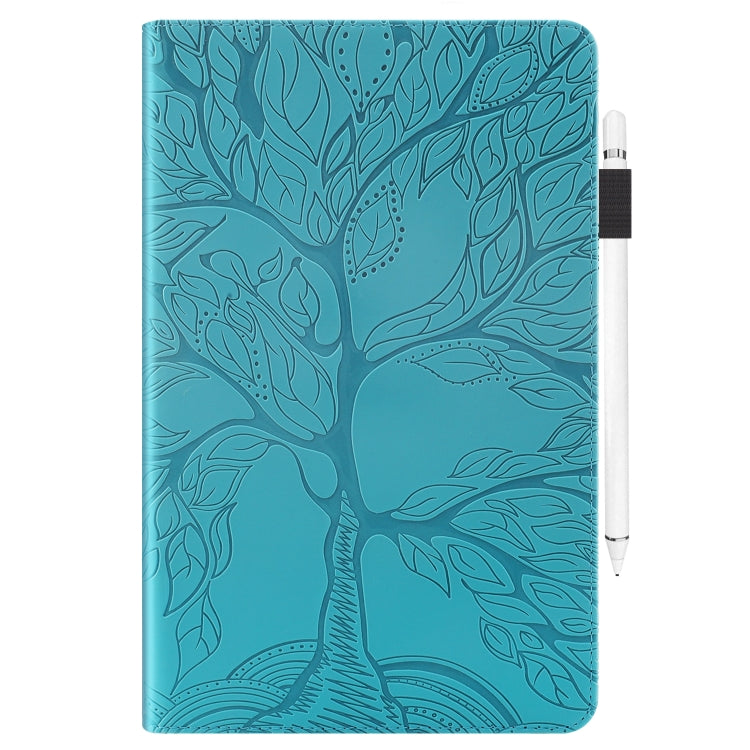 For Amazon Kindle Paperwhite 5 2021 Life Tree Series Leather Tablet Case(Lake Blue) - Amazon by PMC TechLife | Online Shopping South Africa | PMC TechLife | Buy Now Pay Later Mobicred