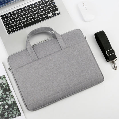 P310 Waterproof Oxford Cloth Laptop Handbag For 14 inch(Grey) - 14.1 inch by PMC Jewellery | Online Shopping South Africa | PMC Jewellery | Buy Now Pay Later Mobicred