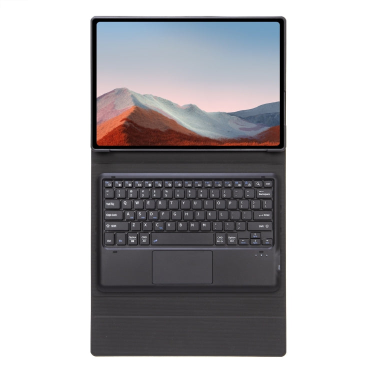 SF109-A Tree Texture Bluetooth Keyboard Leather Case with Touchpad For Microsoft Surface Pro 4 / 5 / 6 / 7(Black + Black) - Others Keyboard by PMC TechLife | Online Shopping South Africa | PMC TechLife | Buy Now Pay Later Mobicred