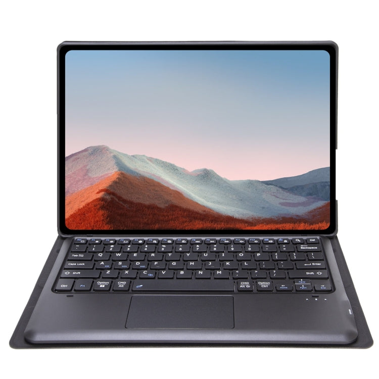SF109-A Tree Texture Bluetooth Keyboard Leather Case with Touchpad For Microsoft Surface Pro 4 / 5 / 6 / 7(Black + Black) - Others Keyboard by PMC TechLife | Online Shopping South Africa | PMC TechLife | Buy Now Pay Later Mobicred