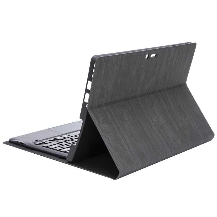 SF109-A Tree Texture Bluetooth Keyboard Leather Case with Touchpad For Microsoft Surface Pro 4 / 5 / 6 / 7(Black + Black) - Others Keyboard by PMC TechLife | Online Shopping South Africa | PMC TechLife | Buy Now Pay Later Mobicred