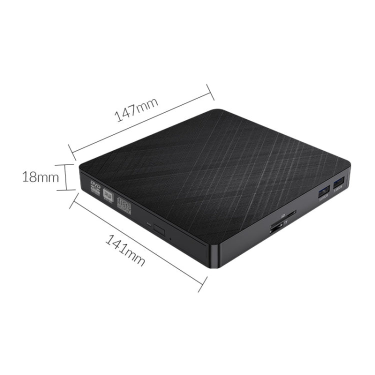 ORICO XD010 External Optical Drive Extension(Black) - free shipping - PMC Jewellery - Order now!