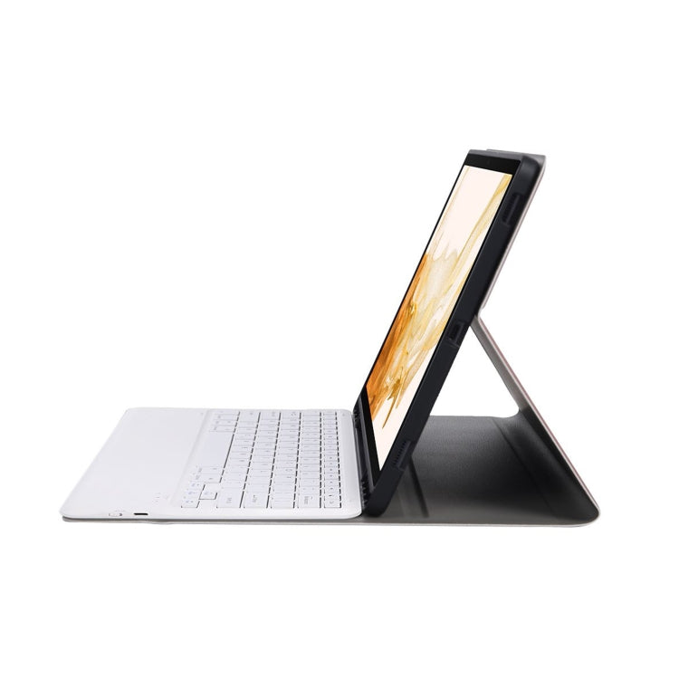 A800B Split Bluetooth Keyboard Leather Case with Holder & Pen Slot For Samsung Galaxy Tab S8+ X800(Rose Gold) - Samsung Keyboard by PMC TechLife | Online Shopping South Africa | PMC TechLife