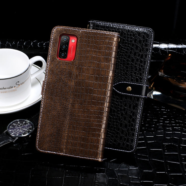For Ulefone Note 12P idewei Crocodile Texture Horizontal Flip Phone Leather Phone Case(Dark Blue) - free shipping - PMC Jewellery - Order now!