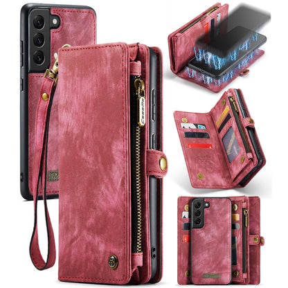 For Samsung Galaxy S22+ 5G CaseMe-008 Detachable Multifunctional Horizontal Flip Leather Case(Red) - Galaxy S22+ 5G Cases by CaseMe | Online Shopping South Africa | PMC Jewellery | Buy Now Pay Later Mobicred