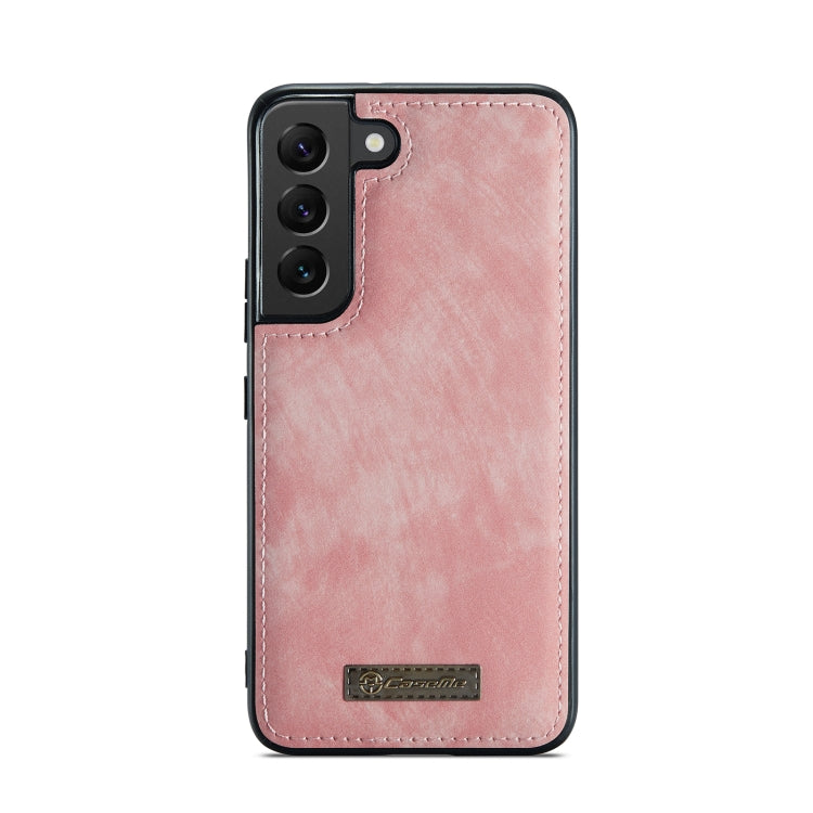 For Samsung Galaxy S22+ 5G CaseMe-008 Detachable Multifunctional Horizontal Flip Leather Case (Pink) - Galaxy S22+ 5G Cases by CaseMe | Online Shopping South Africa | PMC Jewellery | Buy Now Pay Later Mobicred