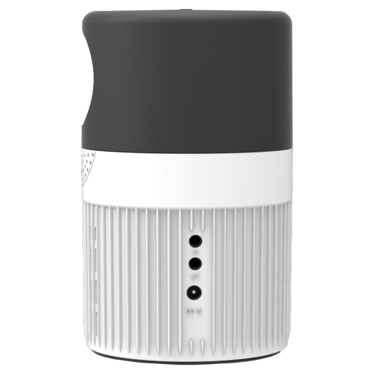 T400 100 inch Screen 3000 Lumens LED Mini Projector, Plug Type:UK Plug(Black White) - Mini Projector by PMC TechLife | Online Shopping South Africa | PMC TechLife | Buy Now Pay Later Mobicred