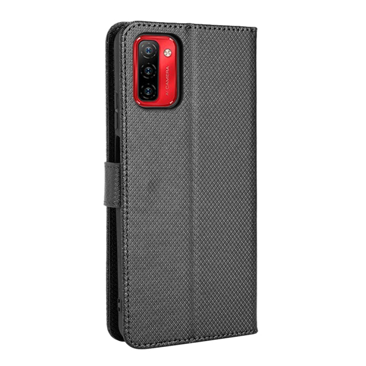 For Ulefone Note 12P Diamond Texture Leather Phone Case(Black) - Ulefone Cases by PMC Jewellery | Online Shopping South Africa | PMC Jewellery | Buy Now Pay Later Mobicred