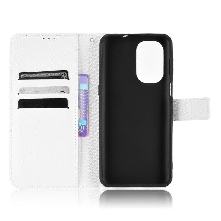 For Ulefone Note 13P Diamond Texture Leather Phone Case(White) - Ulefone Cases by PMC Jewellery | Online Shopping South Africa | PMC Jewellery | Buy Now Pay Later Mobicred