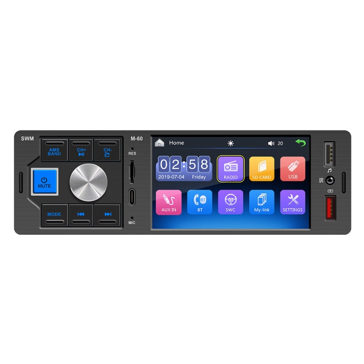 4.0 inch Touch Screen Car Radio Receiver Bluetooth MP5 Player with Remote Control - Car MP3 & MP4 & MP5 by PMC TechLife | Online Shopping South Africa | PMC TechLife | Buy Now Pay Later Mobicred