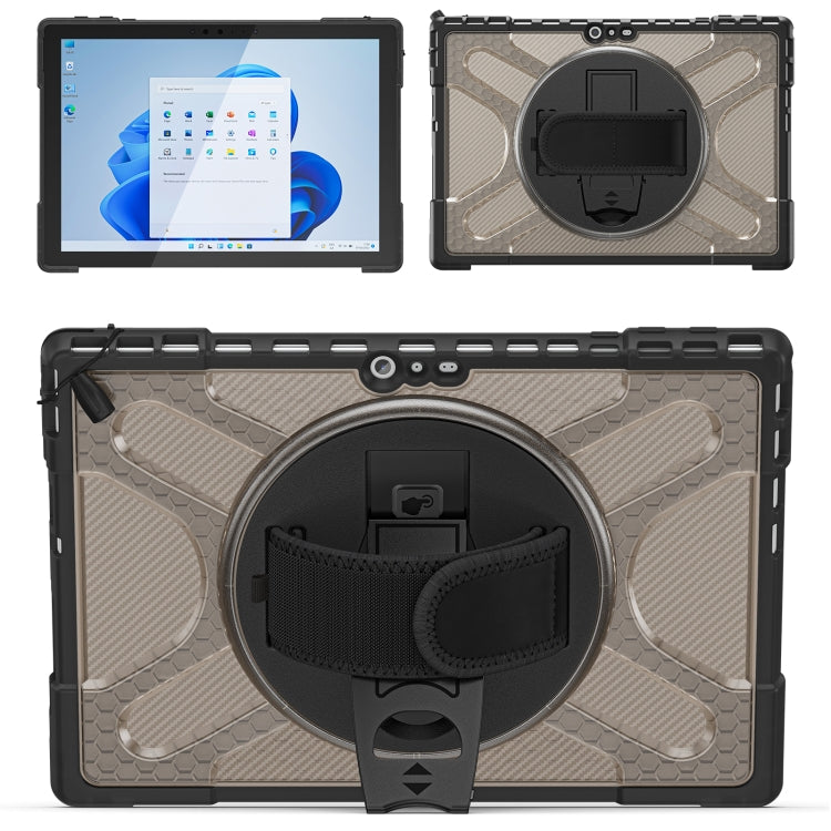 For MicroSoft Surface Pro 4 / 5 / 6 / 7 TPU + PC Tablet Case(Tea Color) - Others by PMC TechLife | Online Shopping South Africa | PMC TechLife | Buy Now Pay Later Mobicred