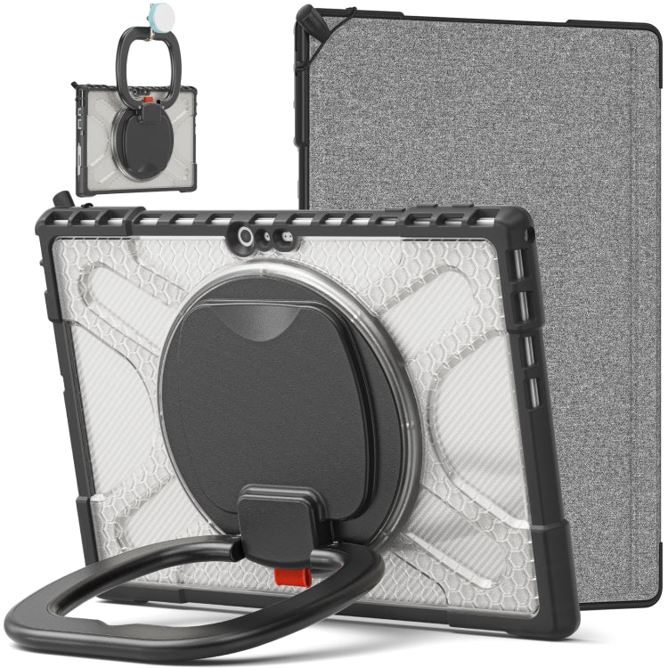 For MicroSoft Surface Pro 4 / 5 / 6 / 7 TPU + PC Tablet Case(Transparent) - Others by PMC TechLife | Online Shopping South Africa | PMC TechLife | Buy Now Pay Later Mobicred