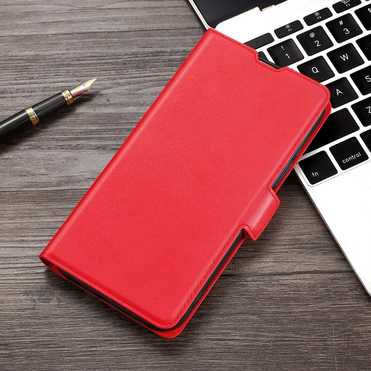 For Doogee Y8 Ultra-thin Voltage Side Buckle PU + TPU Leather Phone Case(Red) - More Brand by PMC TechLife | Online Shopping South Africa | PMC TechLife | Buy Now Pay Later Mobicred