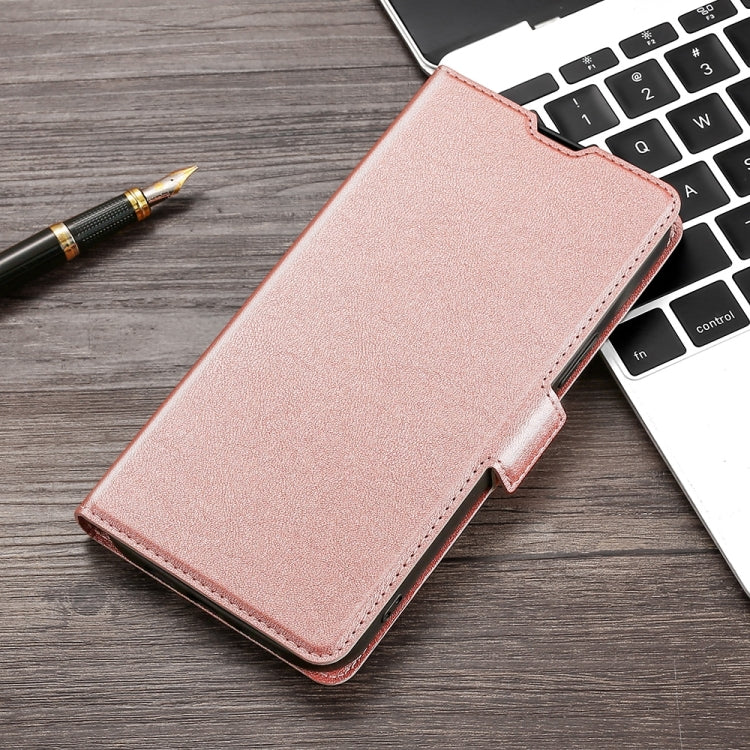 For Doogee Y8 Ultra-thin Voltage Side Buckle PU + TPU Leather Phone Case(Rose Gold) - More Brand by PMC TechLife | Online Shopping South Africa | PMC TechLife | Buy Now Pay Later Mobicred