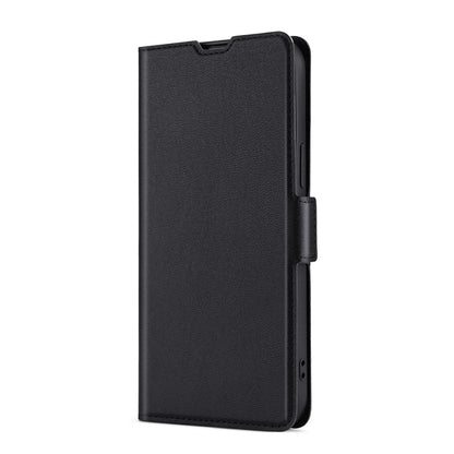 For Blackview A70 Ultra-thin Voltage Side Buckle PU + TPU Leather Phone Case(Black) - More Brand by PMC Jewellery | Online Shopping South Africa | PMC Jewellery