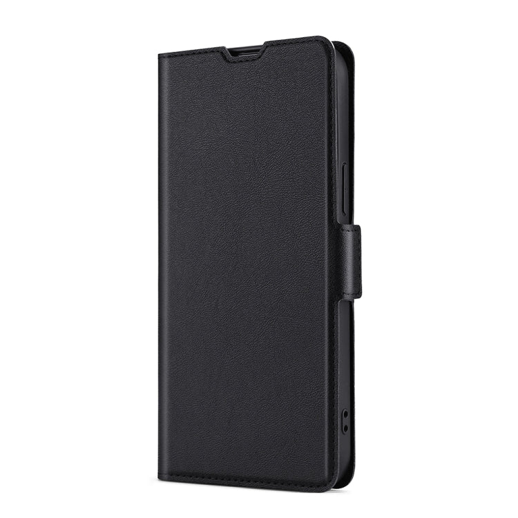 For Blackview A80 / A80S Ultra-thin Voltage Side Buckle PU + TPU Leather Phone Case(Black) - More Brand by PMC Jewellery | Online Shopping South Africa | PMC Jewellery