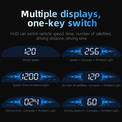 G2 Car HD GPS Head-Up Display HUD System - Head Up Display System by PMC Jewellery | Online Shopping South Africa | PMC Jewellery | Buy Now Pay Later Mobicred