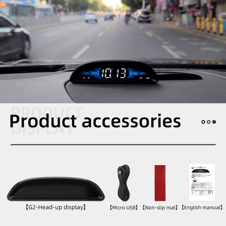 G2 Car HD GPS Head-Up Display HUD System - Head Up Display System by PMC TechLife | Online Shopping South Africa | PMC TechLife | Buy Now Pay Later Mobicred