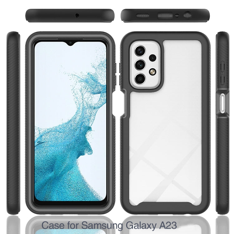 For Samsung Galaxy A23 4G Starry Sky Solid Color Series Shockproof PC + TPU Phone Case(Royal Blue) - Galaxy Phone Cases by PMC TechLife | Online Shopping South Africa | PMC TechLife