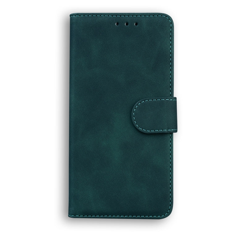 For Blackview A80 Pro Skin Feel Pure Color Flip Leather Phone Case(Green) - More Brand by PMC Jewellery | Online Shopping South Africa | PMC Jewellery | Buy Now Pay Later Mobicred