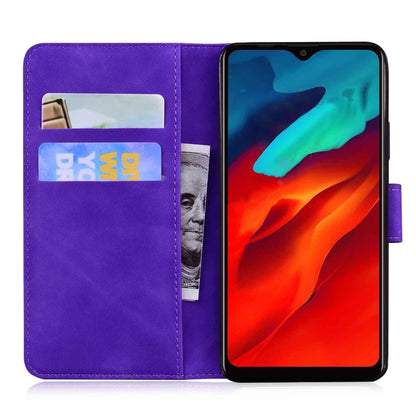 For Blackview A80 Pro Skin Feel Pure Color Flip Leather Phone Case(Purple) - More Brand by PMC Jewellery | Online Shopping South Africa | PMC Jewellery | Buy Now Pay Later Mobicred