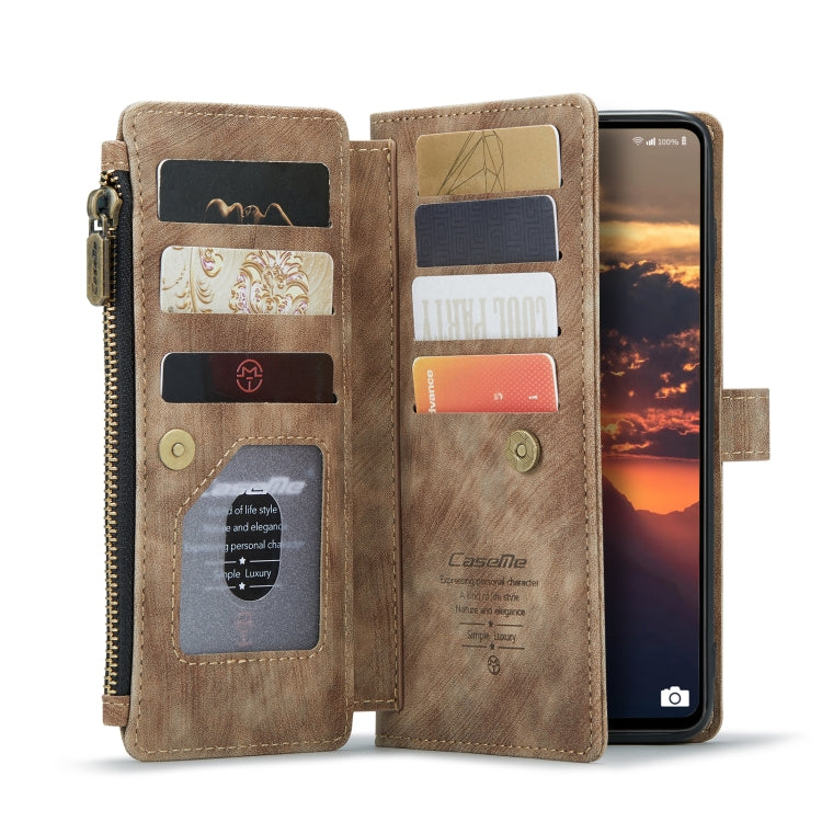 For Samsung Galaxy A53 5G CaseMe C30 Multifunctional Phone Leather Case with Holder & Card Slot & Wallet(Brown) - Galaxy Phone Cases by CaseMe | Online Shopping South Africa | PMC Jewellery | Buy Now Pay Later Mobicred