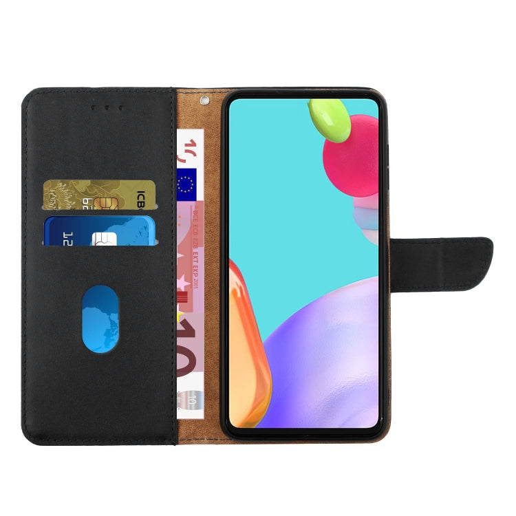 For OnePlus 9R Genuine Leather Fingerprint-proof Horizontal Flip Phone Case(Black) - OnePlus Cases by PMC TechLife | Online Shopping South Africa | PMC TechLife | Buy Now Pay Later Mobicred