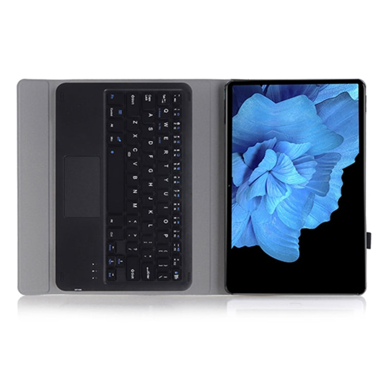 AV11-A Lambskin Texture Ultra-thin Bluetooth Keyboard Leather Case with Touch Pad For vivo Pad 11 inch(Black) - Others Keyboard by PMC TechLife | Online Shopping South Africa | PMC TechLife