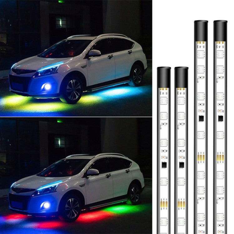Car Modification Symphony Voice Control LED Chassis Lights, Specification:2 x 60cm + 2 x 180cm - Atmosphere lights by PMC TechLife | Online Shopping South Africa | PMC TechLife | Buy Now Pay Later Mobicred