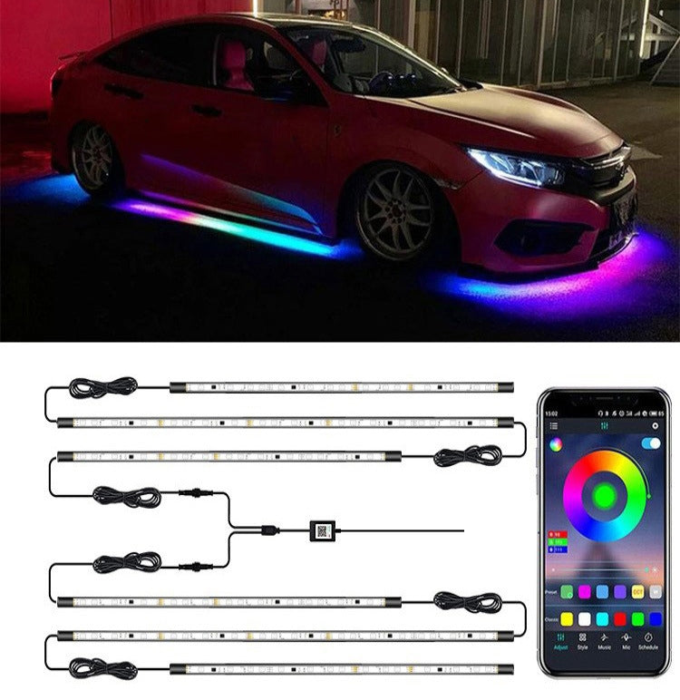 Car Modification Symphony Voice Control LED Chassis Lights, Specification:4 x 60cm + 2 x 180cm - Atmosphere lights by PMC TechLife | Online Shopping South Africa | PMC TechLife | Buy Now Pay Later Mobicred
