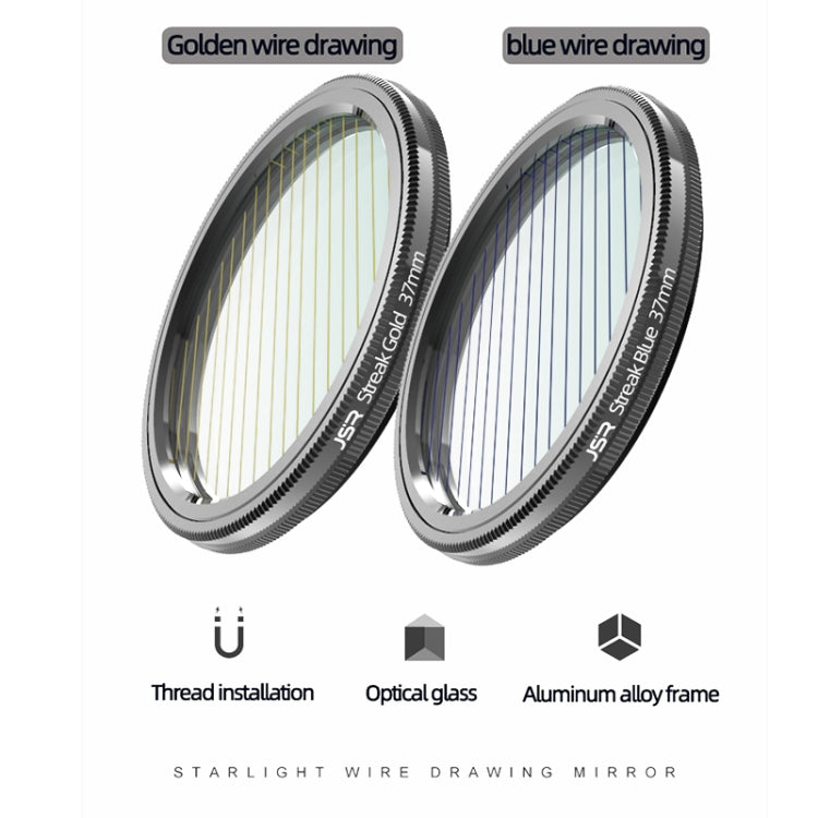 JSR Starlight Drawing Camera Lens Filter, Size:52mm(Streak Blue) - free shipping - PMC TechLife - Order now!
