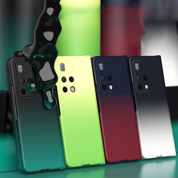 For Huawei Mate X2 Colorful Gradient Phone Case(Black White) - Huawei Cases by PMC TechLife | Online Shopping South Africa | PMC TechLife | Buy Now Pay Later Mobicred