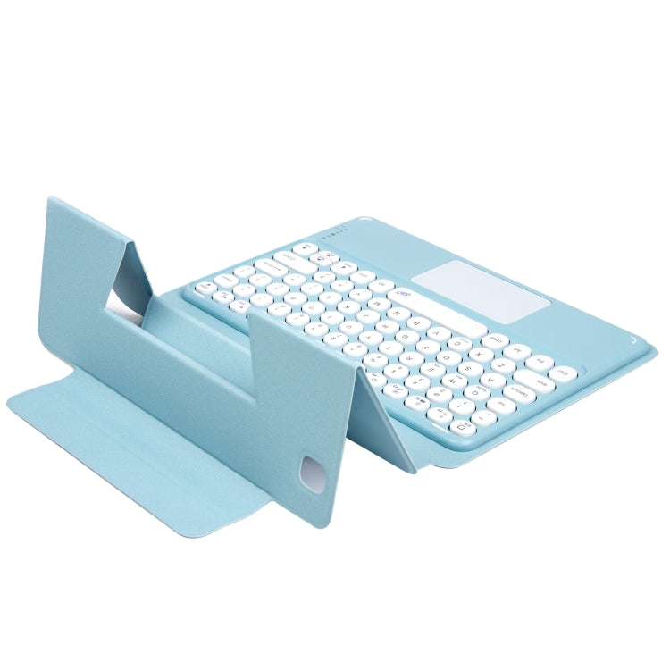 Bluetooth Keyboard Leather Case with Touchpad & Rotatable Bottom Case For iPad 10.2 2021 & 2020 & 2019 / Air 2019 / Pro 10.5 inch(Green) - Universal by PMC TechLife | Online Shopping South Africa | PMC TechLife | Buy Now Pay Later Mobicred